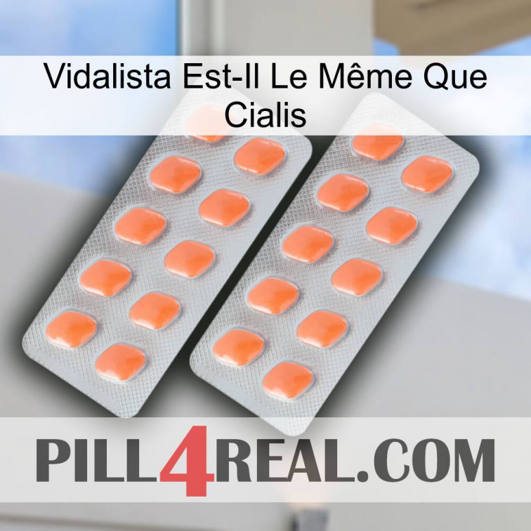 Vidalista Est-Il Le Même Que Cialis 27